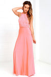 Multi-Rope Criss-Cross Backless Bandage Maxi Dress