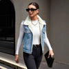 Sleeveless Denim Waistcoat Jacket