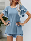 Summer Tassel Tulip Sleeve T-Shirt