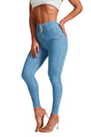 High Elastic High Waist Skinny Jeans for Women