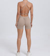 Peach Hip Raise Beauty Back Yoga Jumpsuit