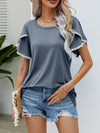 Summer Tassel Tulip Sleeve T-Shirt