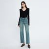 High-End Cropped Wide Leg Slimming Jeans