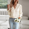 Autumn V-Neck Long Sleeve Top