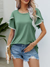 Summer Tassel Tulip Sleeve T-Shirt