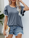 Summer Tassel Tulip Sleeve T-Shirt