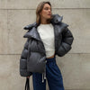 Street Style Short Hooded Cotton Padded Jacket