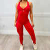 Sleeveless Yoga Jumpsuit Stretch Sportswear