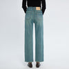 High-End Cropped Wide Leg Slimming Jeans