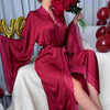 Luxe Satin Lace Long Sleeve Pajama Set