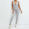 Sleeveless Yoga Jumpsuit Stretch Sportswear