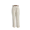 Solid Color All Match High Waist Trousers Work Pant