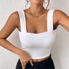 Wide Strap Slim Fit Camisole Top