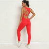 Sleeveless Yoga Jumpsuit Stretch Sportswear