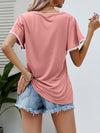 Summer Tassel Tulip Sleeve T-Shirt