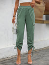 High Waist Solid Color Trousers for Women