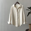 Vintage Brushed Loose Long Sleeve Shirt