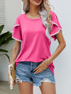 Summer Tassel Tulip Sleeve T-Shirt