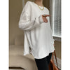 Brushed Loose Fit Winter Bottoming T-Shirt