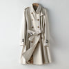 Elegant British Style Long Trench Coat