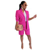 Blazer and Shorts Two Piece Suit for Women