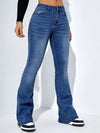 High Waist Slim Fit Bootcut Jeans for Women