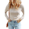 Autumn Striped Casual Slim Pullover Sweater