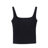 Square Neck Padded Wide-Strap Vest