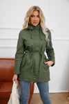 Loose Solid Color Cotton Trench Coat