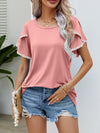 Summer Tassel Tulip Sleeve T-Shirt