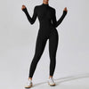 Nude Feel Long Sleeve Zipper Yoga Jumpsuit