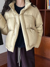 White Duck Down Japanese Puffer Jacket