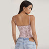 Lace Boning Corset Camisole for Women