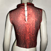 Luxury Rhinestone Turtleneck Vest