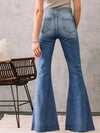 Slim Fit Stretch Flared Jeans for Women