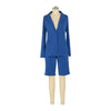 Blazer and Shorts Two Piece Suit for Women