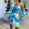 Casual Tie-Dye Three-Piece Set