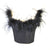 Super Fairy Ostrich Fur Boning Corset Tube Top