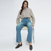 High-End Loose High Waist Straight Jeans