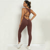 Sleeveless Yoga Jumpsuit Stretch Sportswear