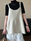 Korean U-Collar Elegant Knitted Camisole