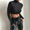 Sexy Slim Fit Turtleneck Long Sleeve Top