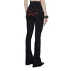 Pantalon Bootcut Slim Diable Strass