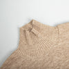 Turtleneck Sweater Suit - Loose Casual Thick Knit Trousers Set