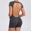 Backless Peach Hip Skinny Yoga Jumpsuit