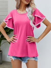 Summer Tassel Tulip Sleeve T-Shirt