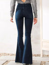 Slim Fit Stretch Flared Jeans for Women