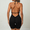 Skinny Peach Hip Beauty Back Yoga Jumpsuit