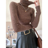 Simple Graceful Solid Color Turtleneck Sweater