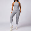 Peach Hip Raise Beauty Back Yoga Jumpsuit